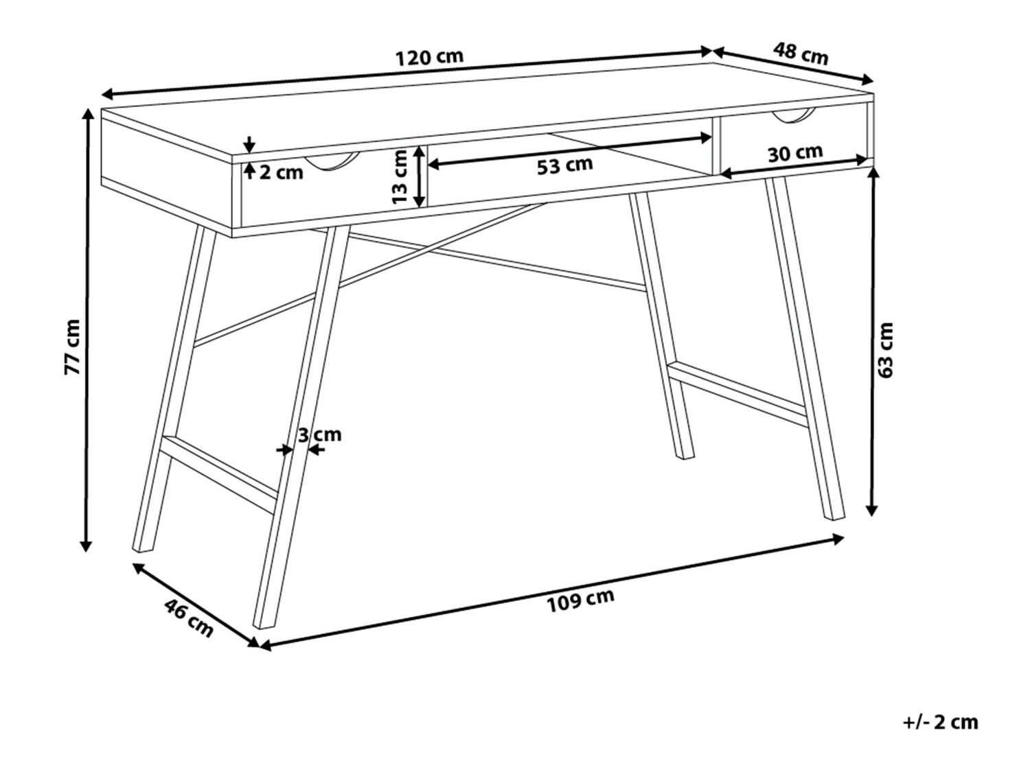Письменный cтол Berwyn 151