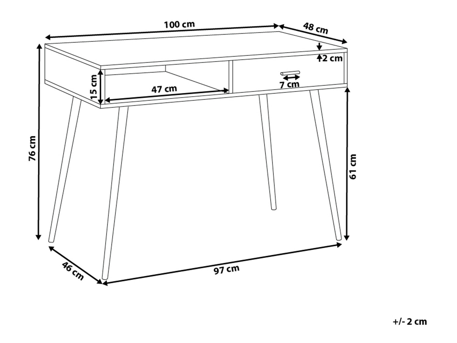Письменный cтол Berwyn 154