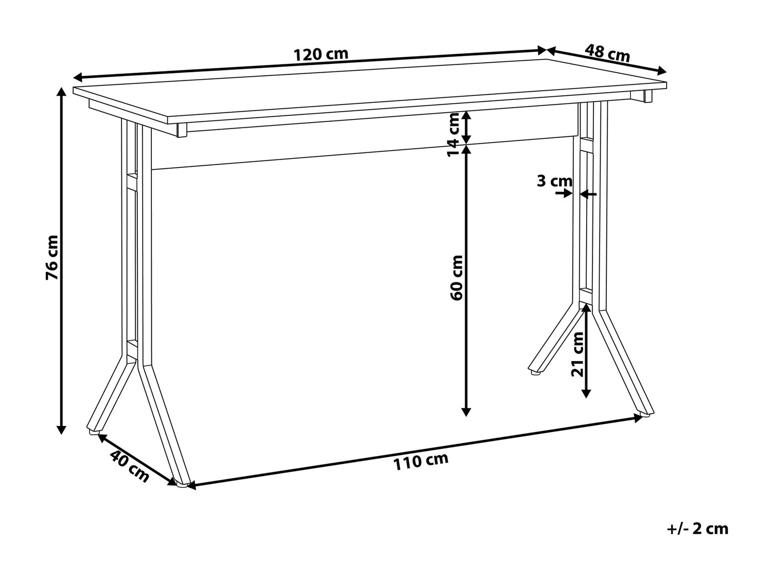 Письменный cтол Berwyn 156