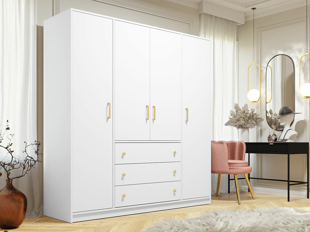 Skapis Honolulu 252 (Balts)