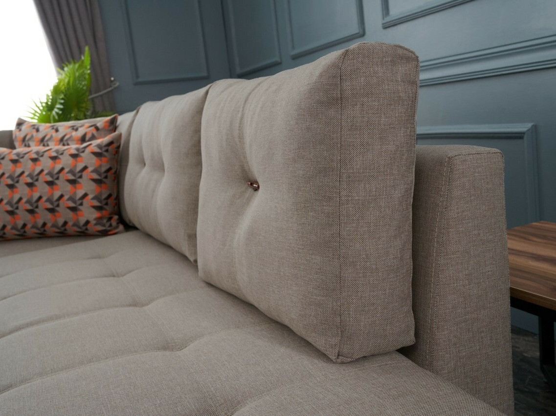 Stūra dīvāns Altadena 296 (Gaiši brūns)