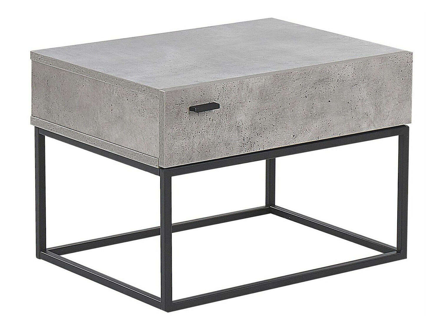 Прикроватная тумбочка Berwyn 158 (Серый + Чёрный)