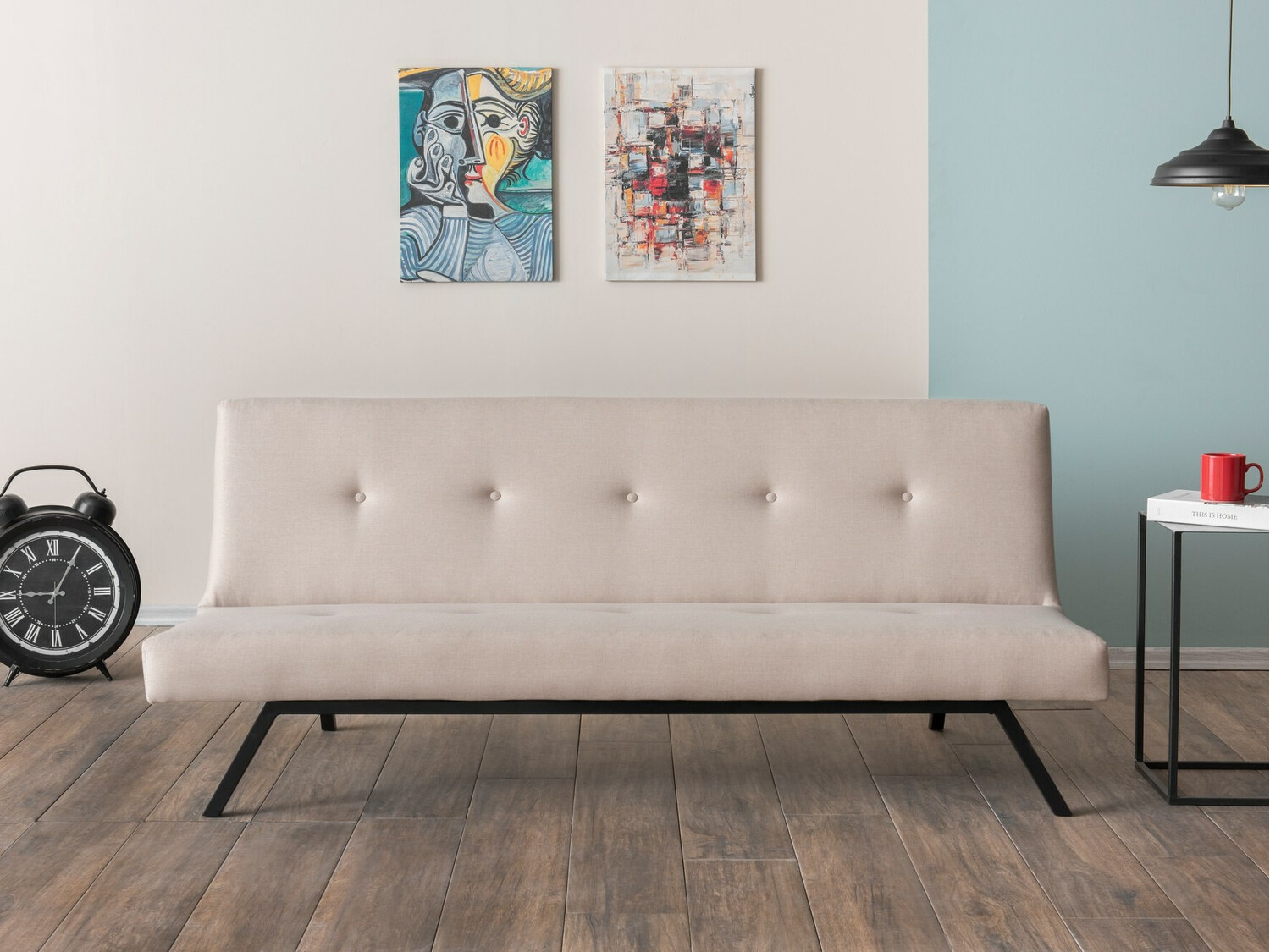 Dīvāns gulta Altadena 300 (Krēms)