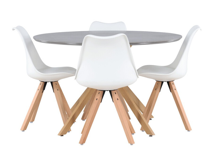 Ēdamistabas komplekts Dallas 4237 (Balts)