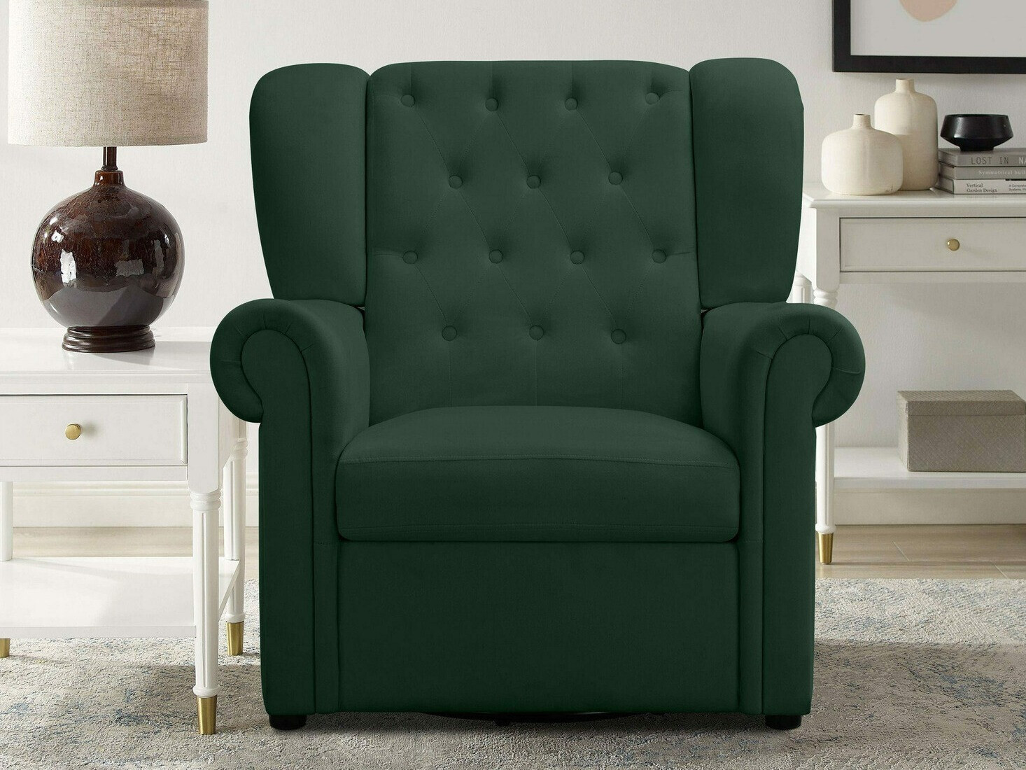 Кресло Denton 1166 (Темно-зеленый)