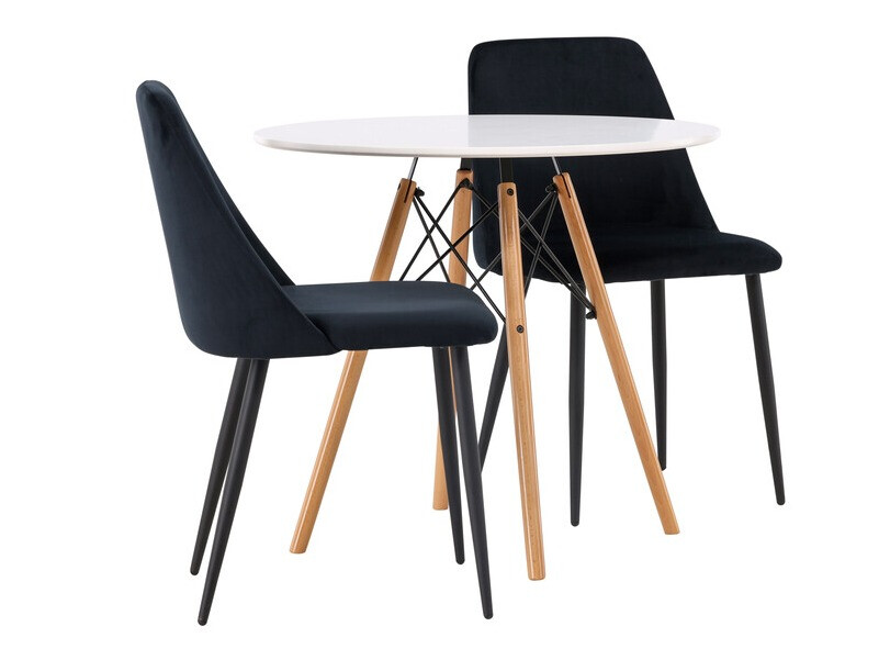 Ēdamistabas komplekts Dallas 4245 (Melns)