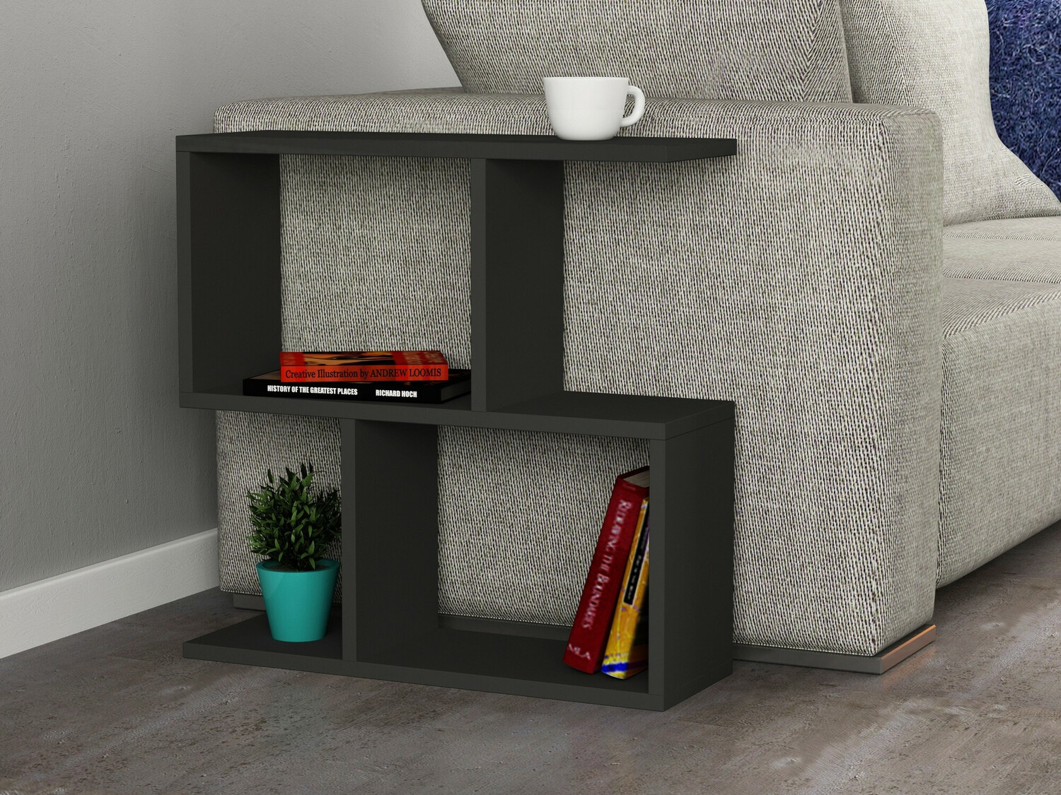 Kafijas galdiņš Kailua 1378 (Antracīts)