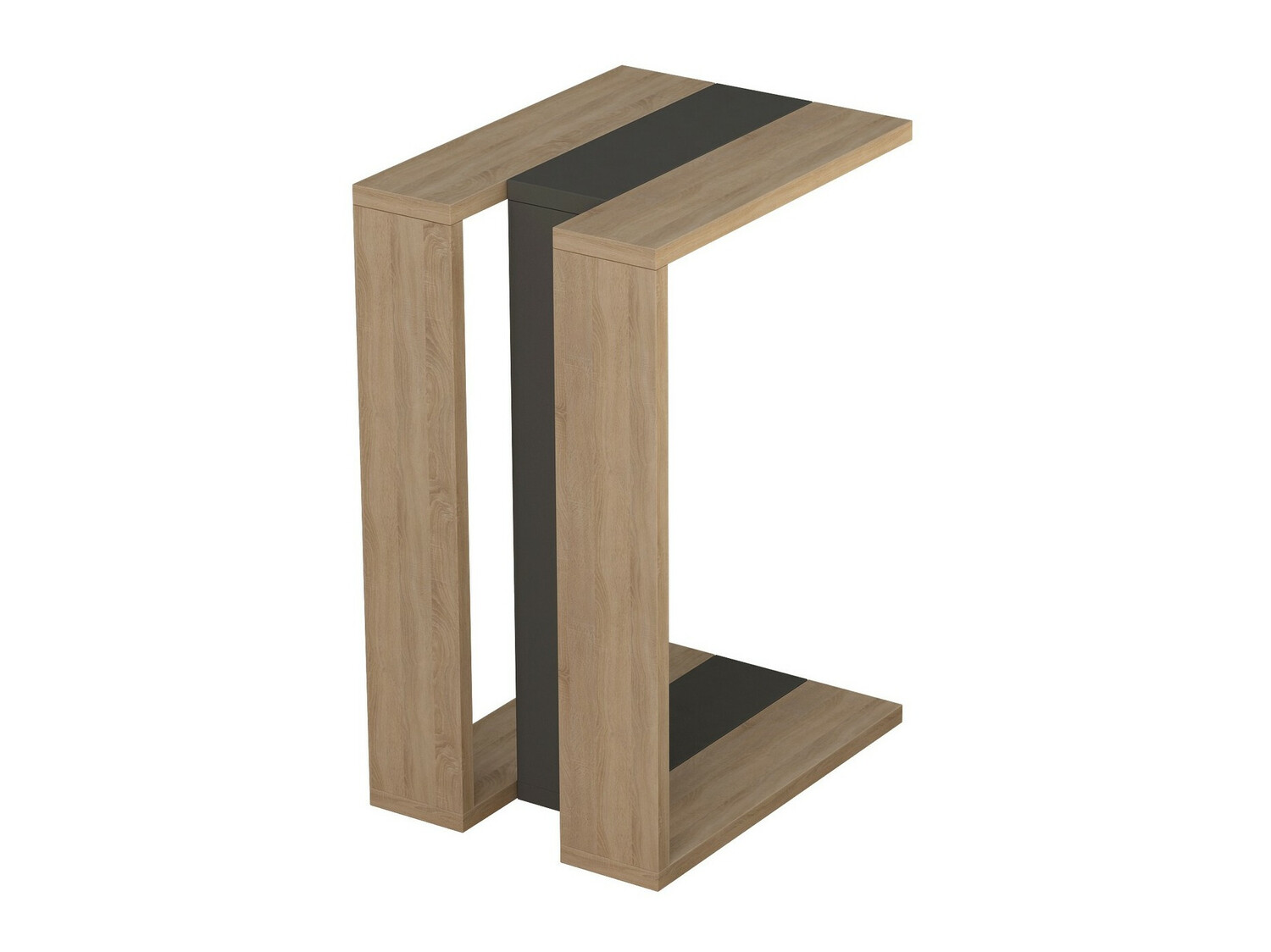 Kafijas galdiņš Kailua 1380 (Antracīts + Ozols)