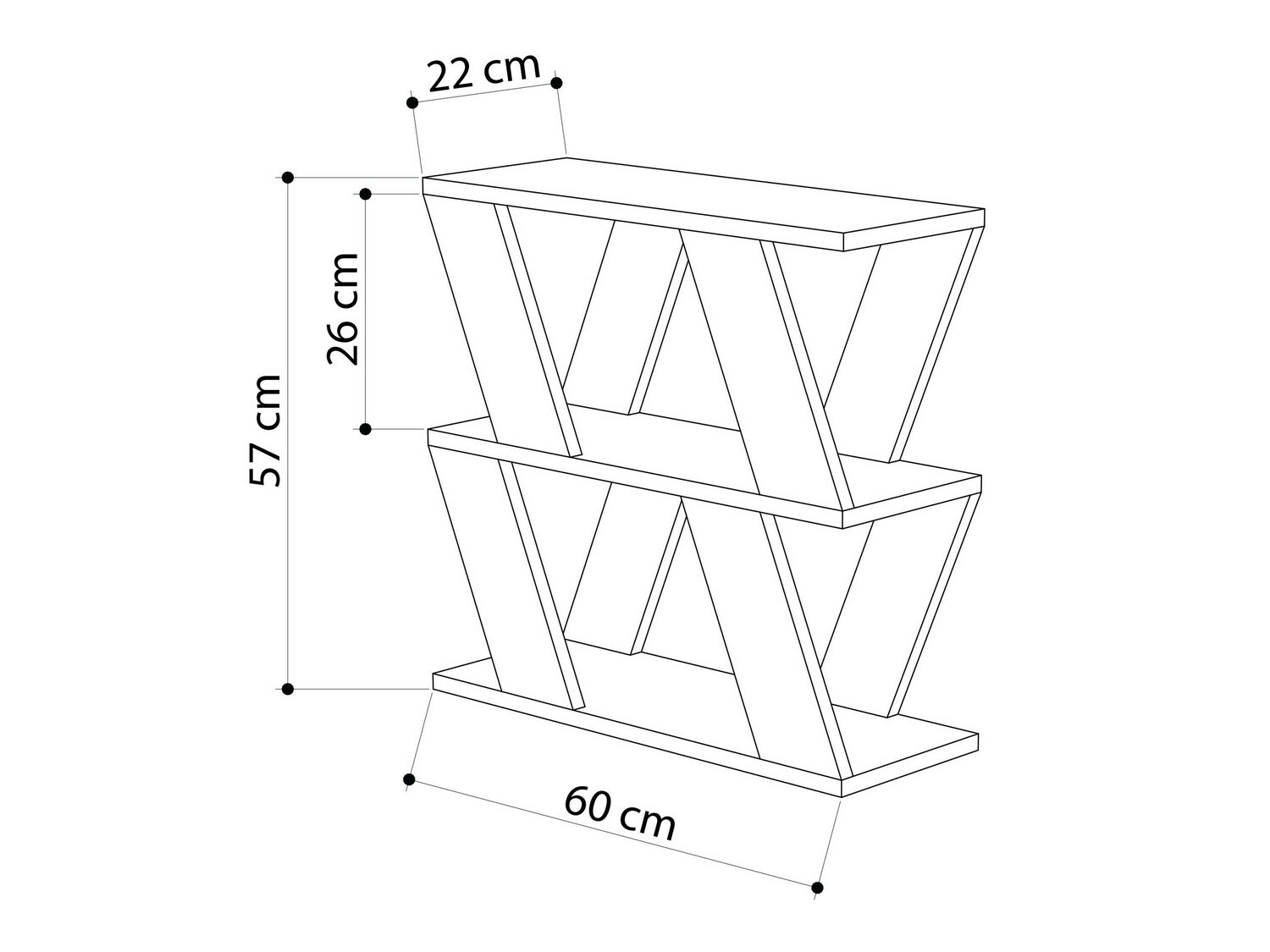 Кофейный столик Kailua 1377 (Антрацит)