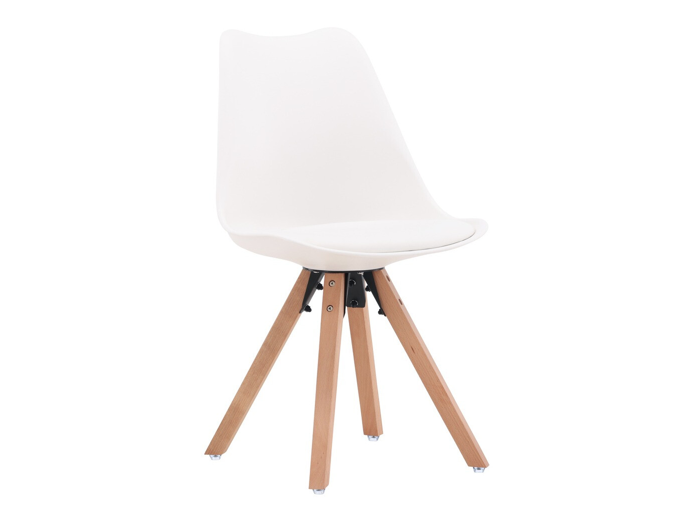 Обеденный гарнитур Dallas 4244 (Белый + Светло-коричневый)