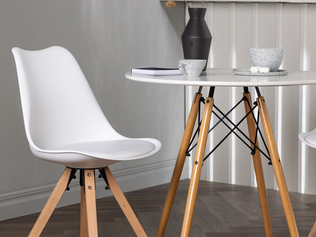 Обеденный гарнитур Dallas 4244 (Белый + Светло-коричневый)