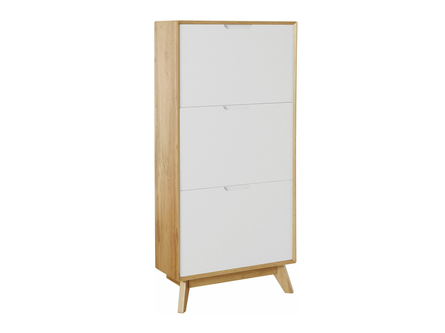 Тумба для обуви Dorvou 104 (Белый + Дуб)