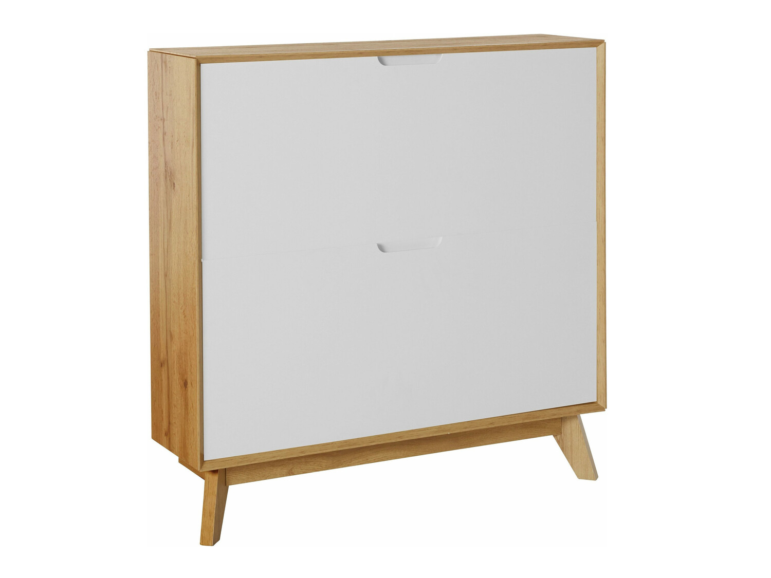 Тумба для обуви Dorvou 106 (Белый + Дуб)