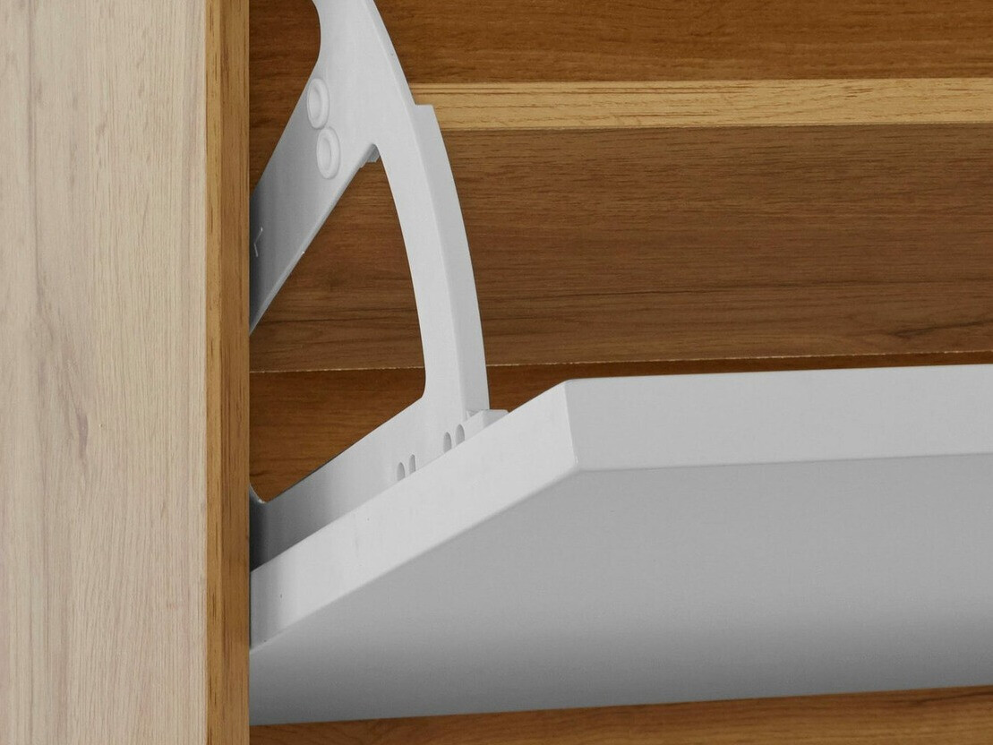 Тумба для обуви Dorvou 106 (Белый + Дуб)