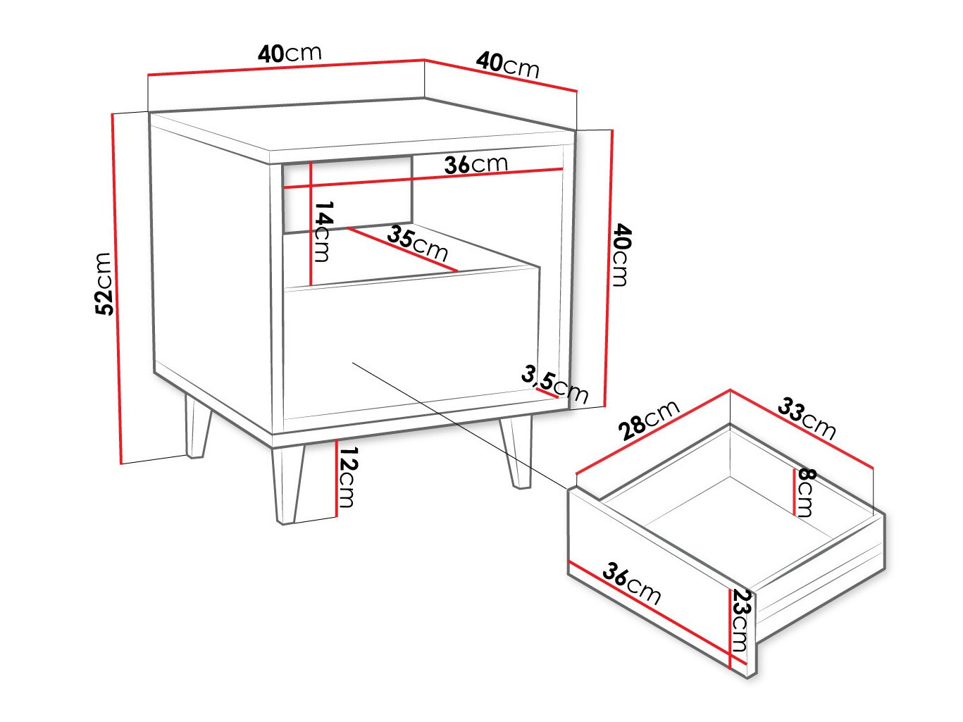 Naktsgaldiņš Comfivo Romtori