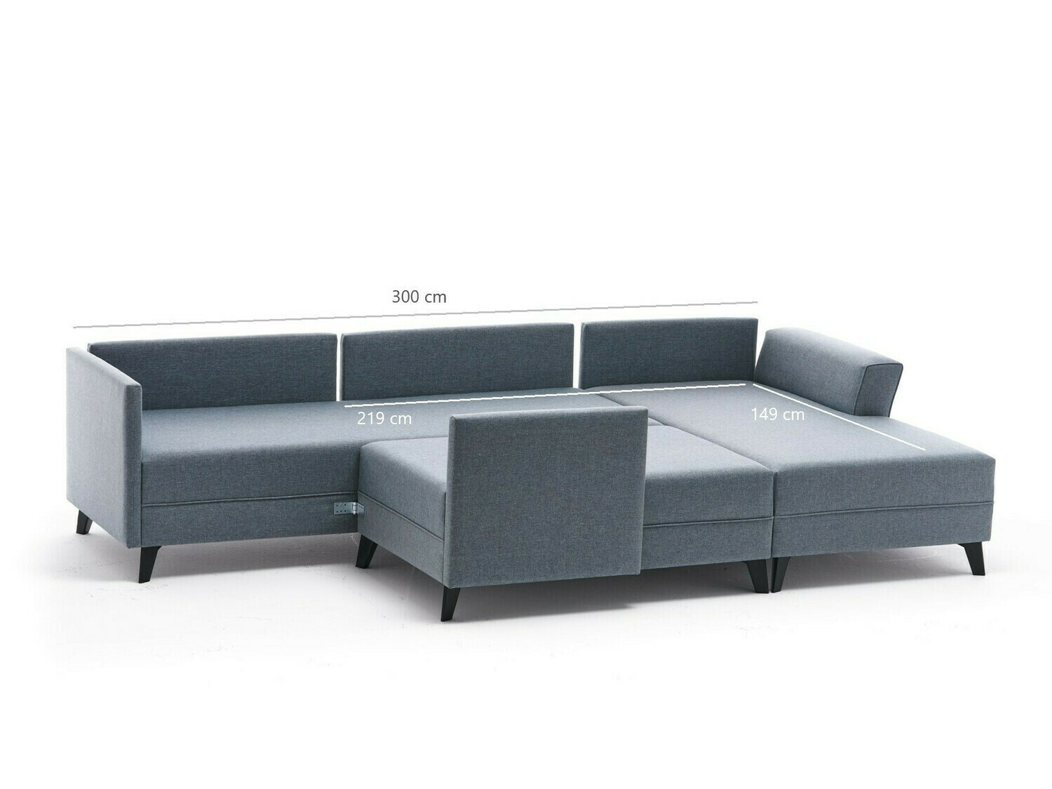 Stūra dīvāns Altadena 315 (Krēms)