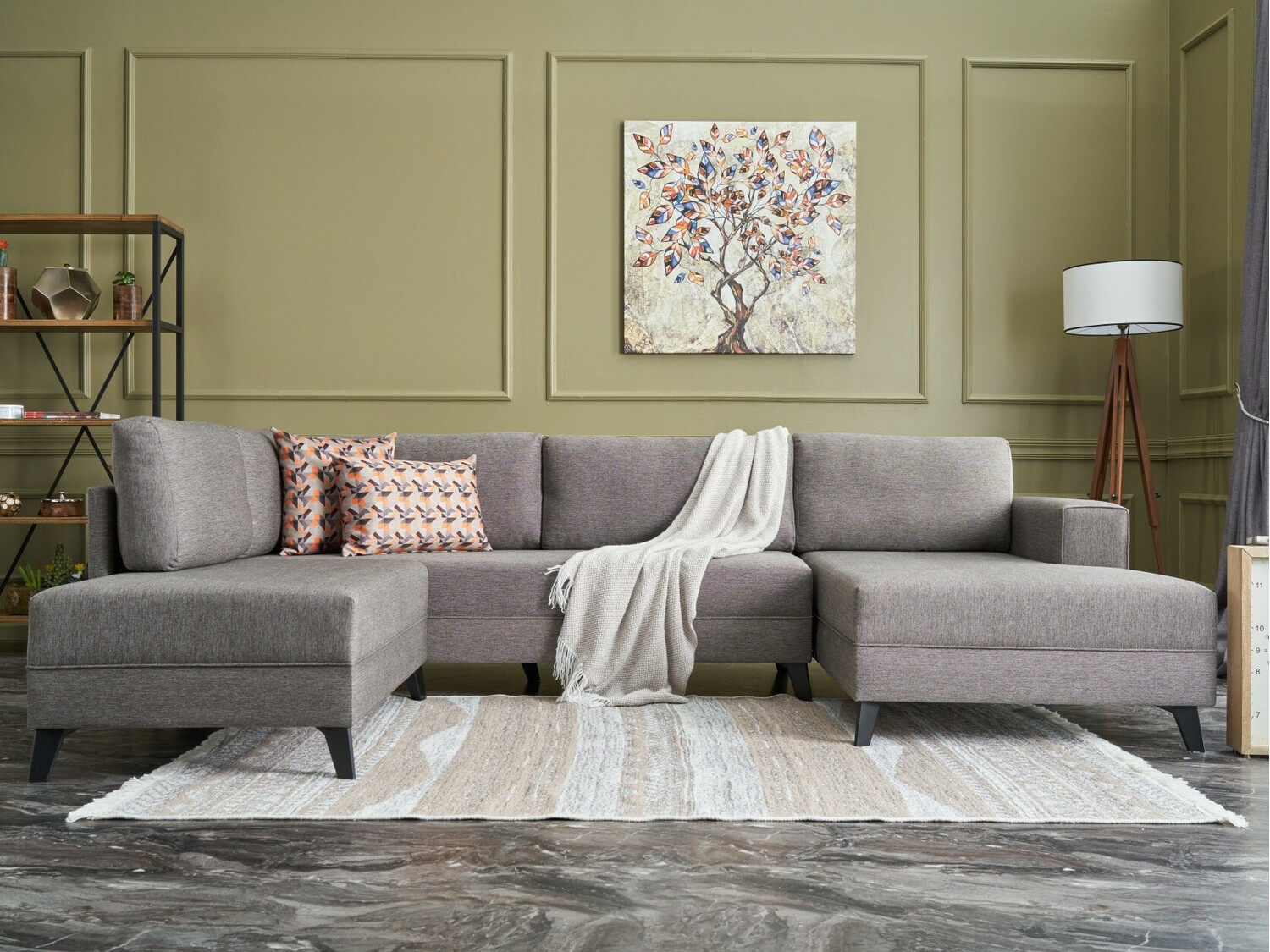 Угловой диван Altadena 315 (Серый)