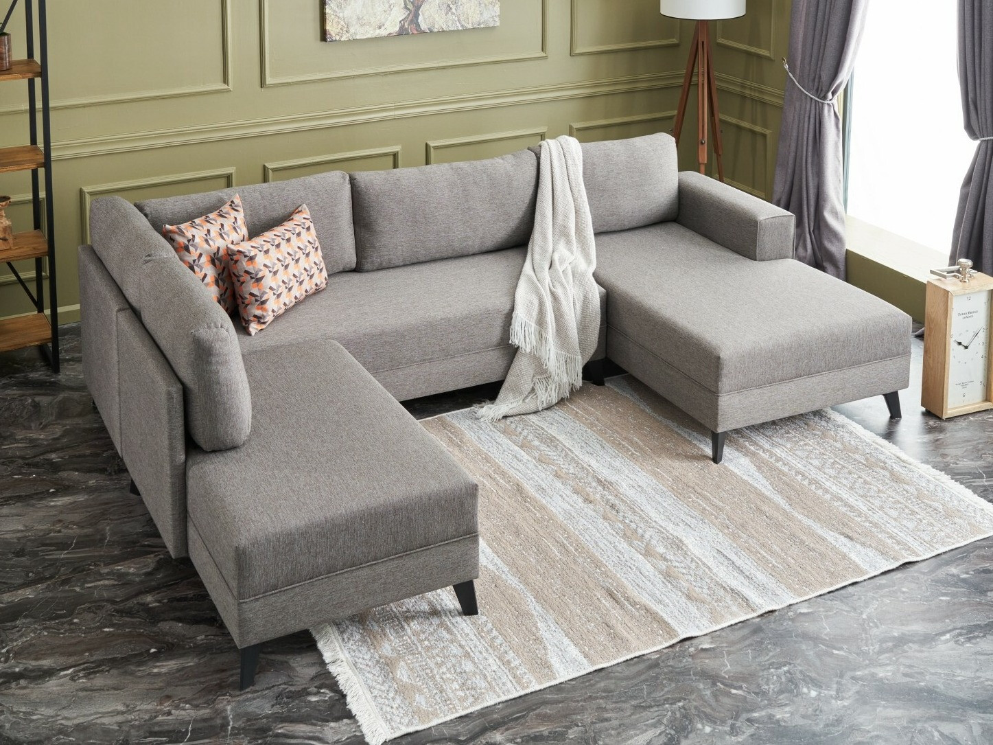 Угловой диван Altadena 315 (Серый)