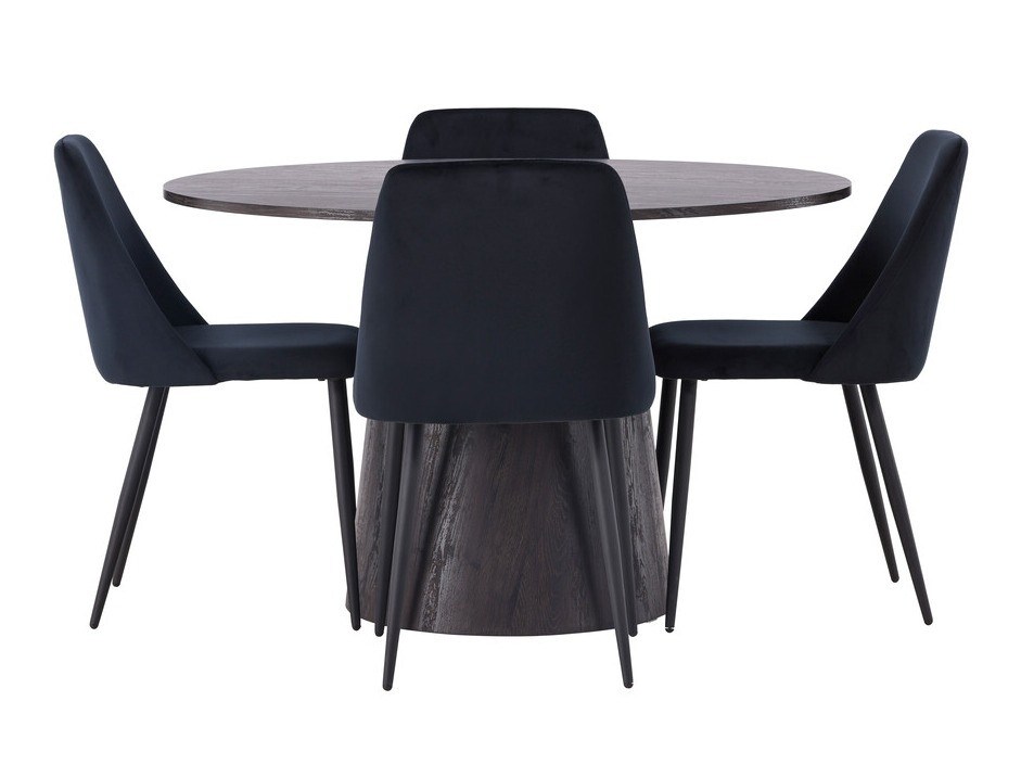 Ēdamistabas komplekts Dallas 4248 (Tumši brūns)