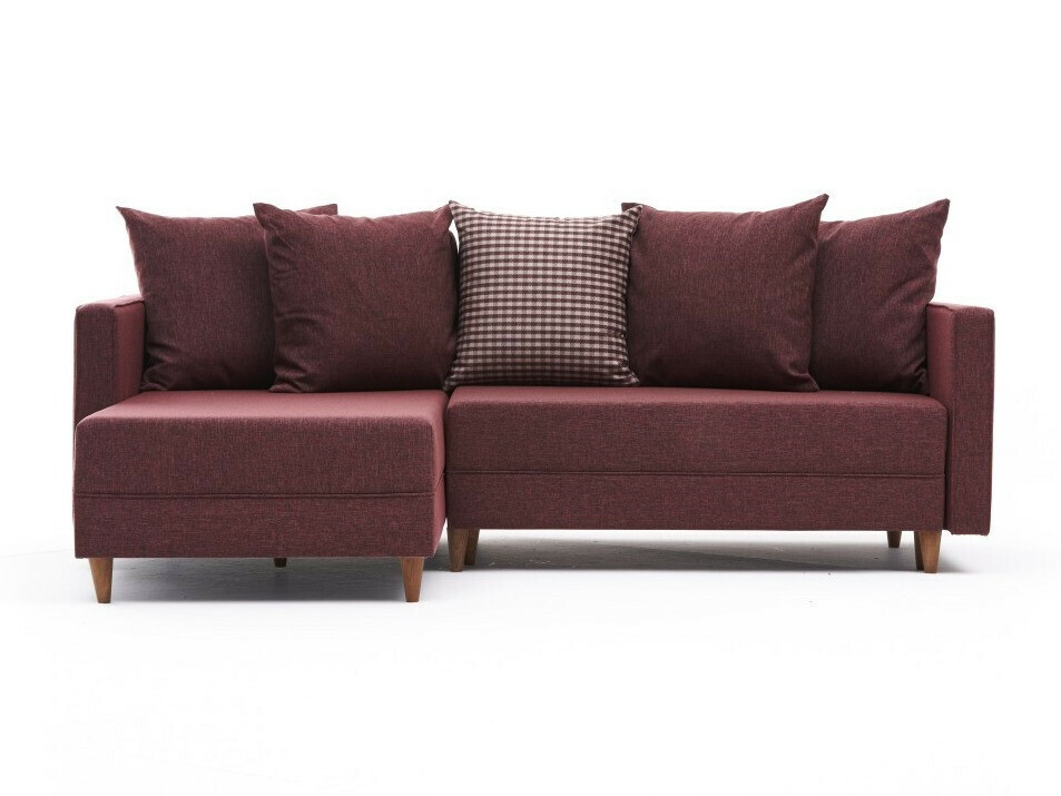 Stūra dīvāns Altadena 317 (Bordo)