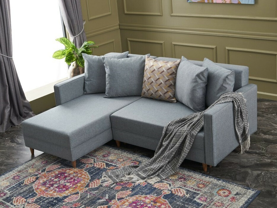 Stūra dīvāns Altadena 317 (Gaiši zils)