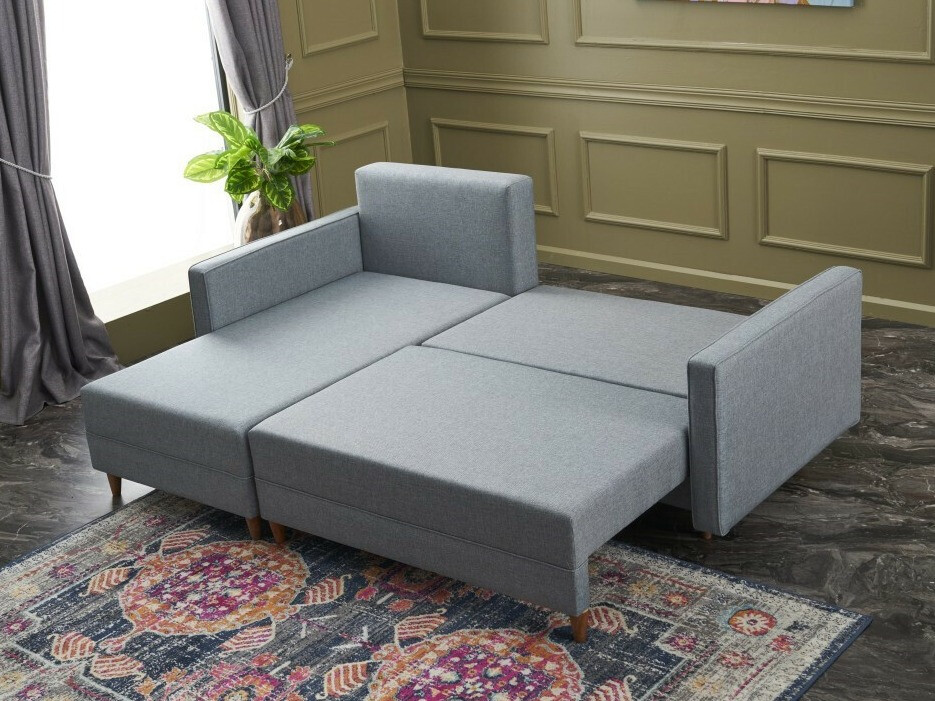 Stūra dīvāns Altadena 317 (Gaiši zils)