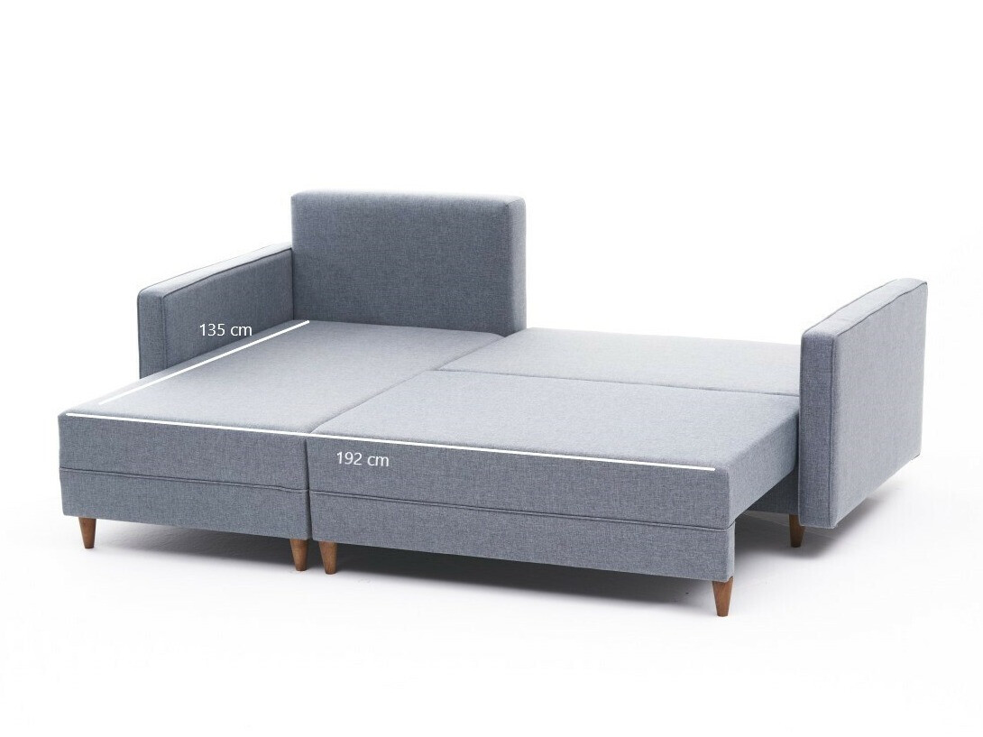 Stūra dīvāns Altadena 317 (Gaiši zils)