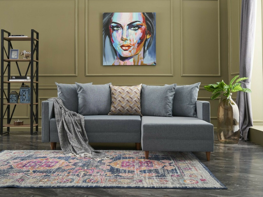 Stūra dīvāns Altadena 317 (Gaiši zils)