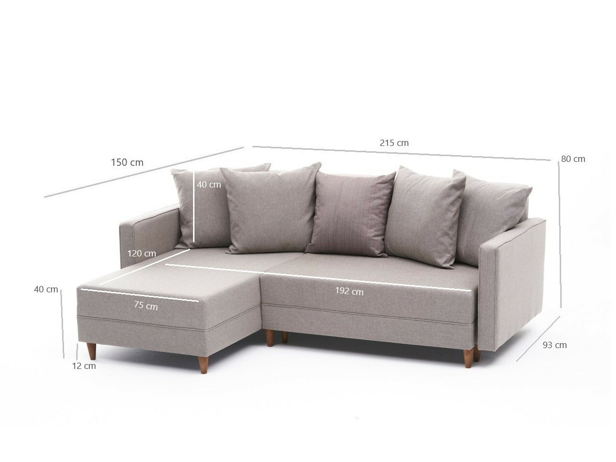 Угловой диван Altadena 317 (Крем)