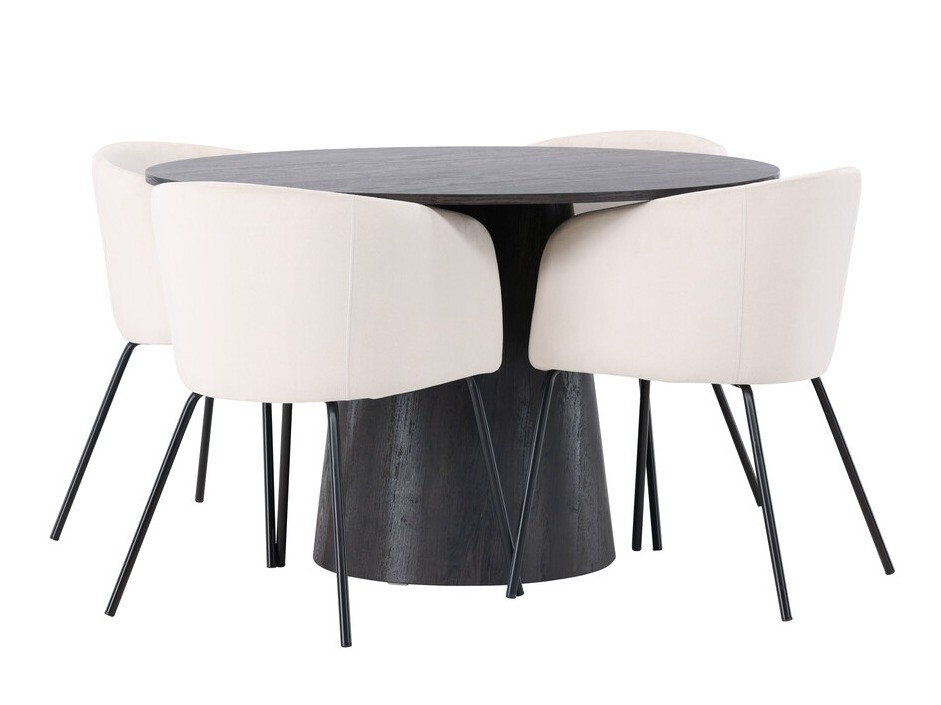 Ēdamistabas komplekts Dallas 4249 (Tumši brūns)