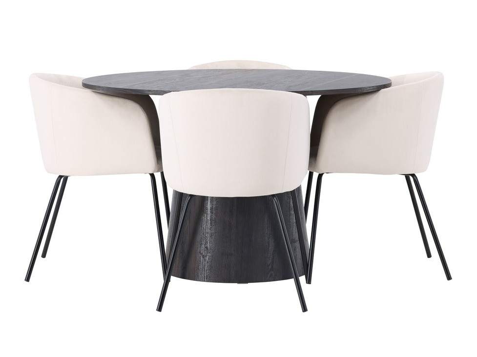 Ēdamistabas komplekts Dallas 4249 (Tumši brūns)