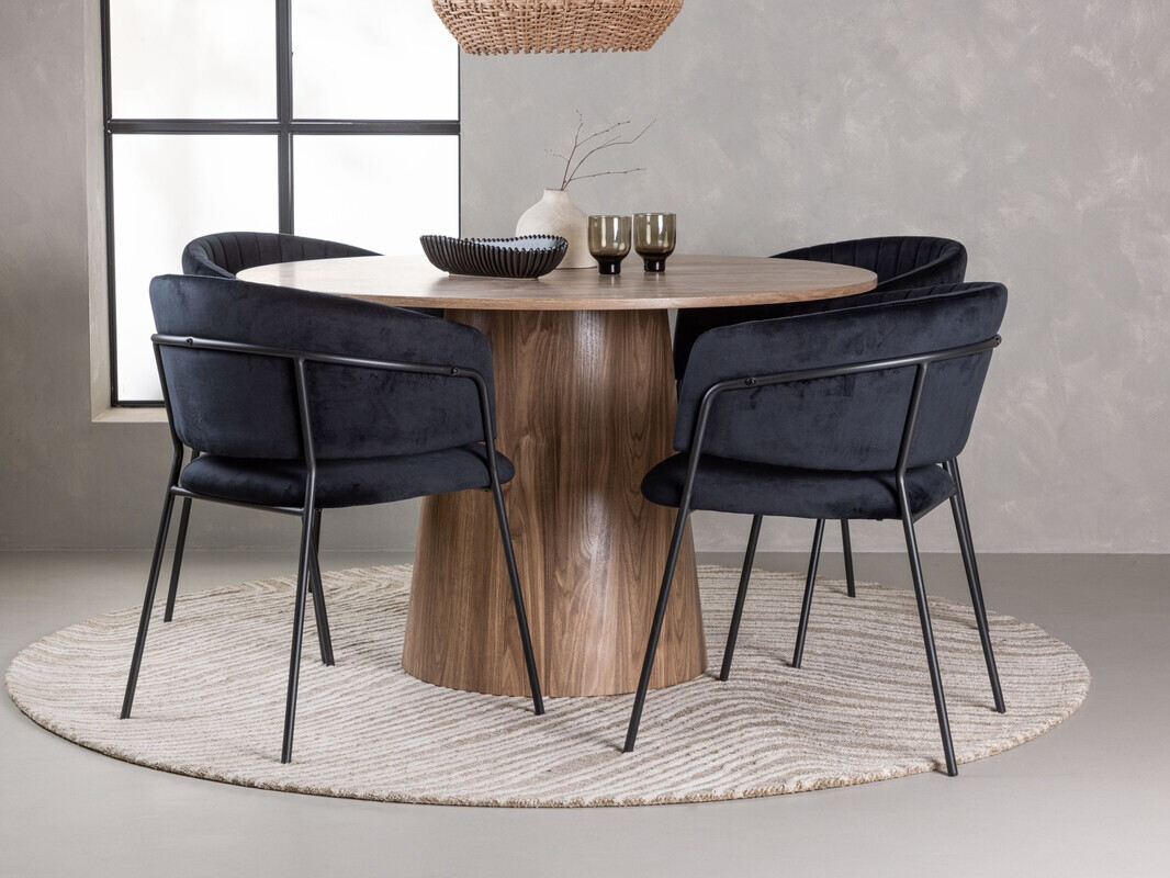 Ēdamistabas komplekts Dallas 4254 (Brūns)