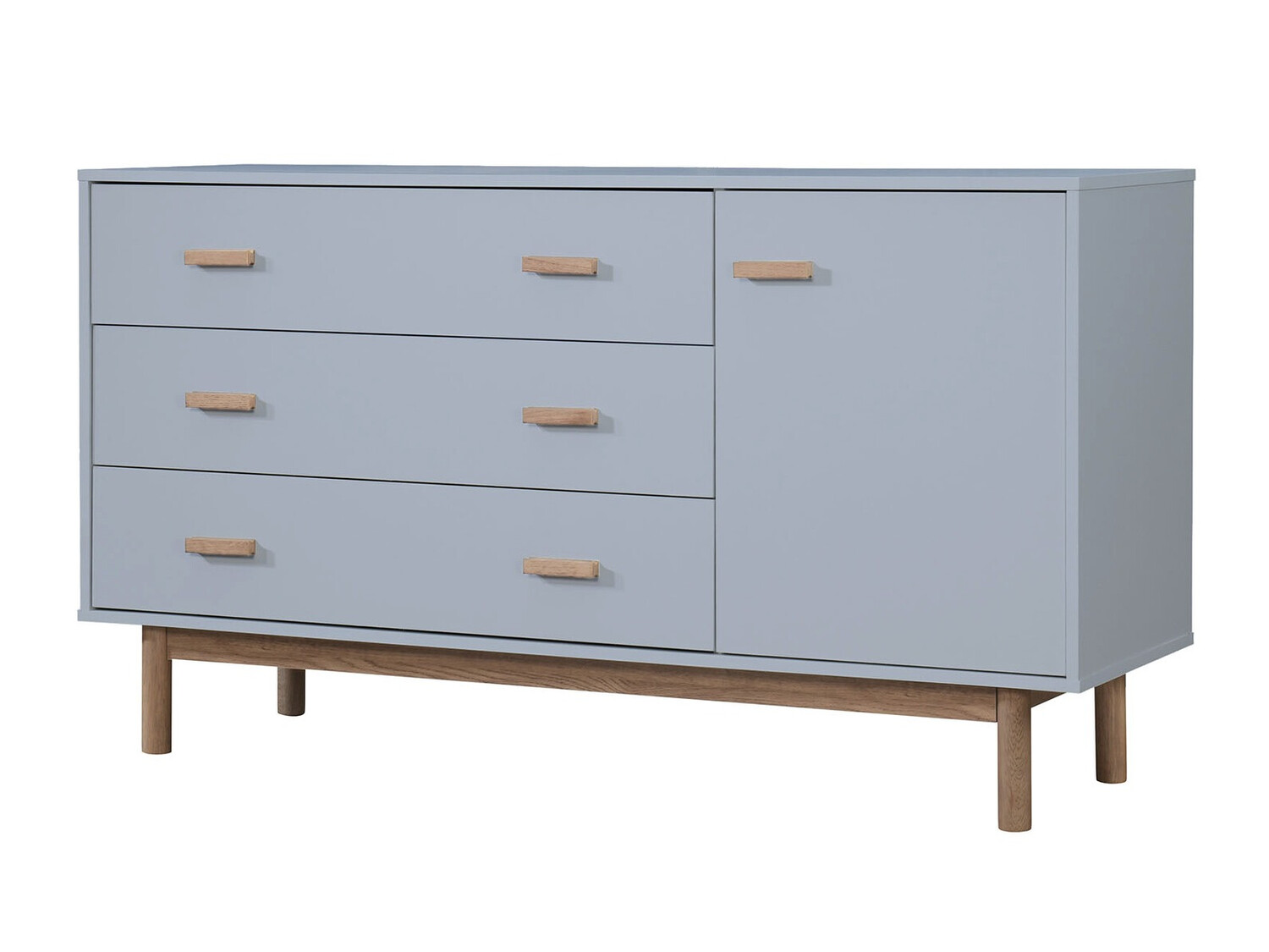 Kомод Nolcalu 100 (Серый + Дуб)