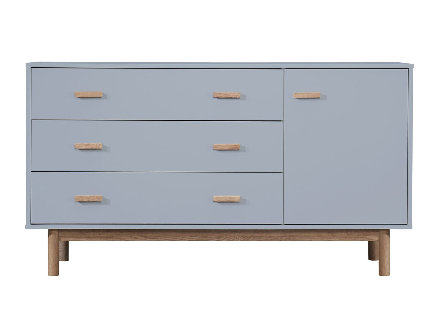 Kомод Nolcalu 100 (Серый + Дуб)
