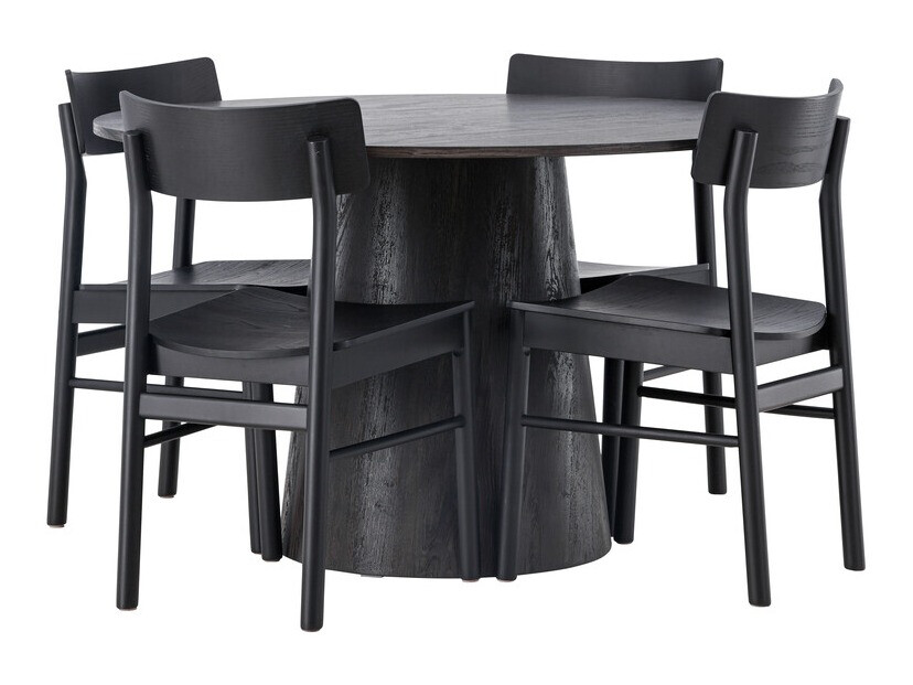 Ēdamistabas komplekts Dallas 4256 (Tumši brūns)