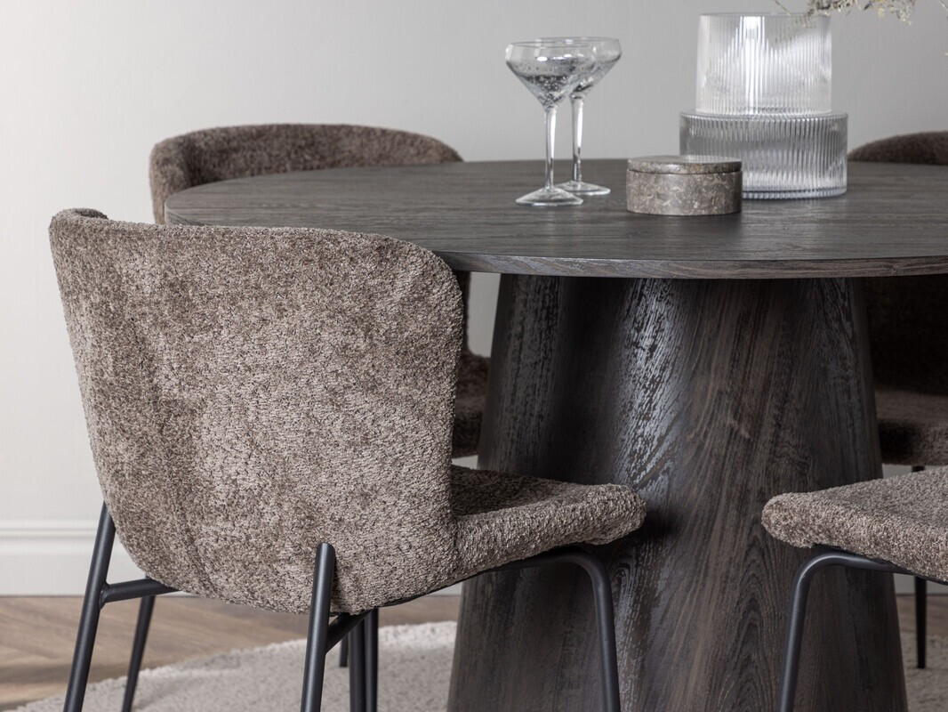 Ēdamistabas komplekts Dallas 4257 (Tumši brūns)