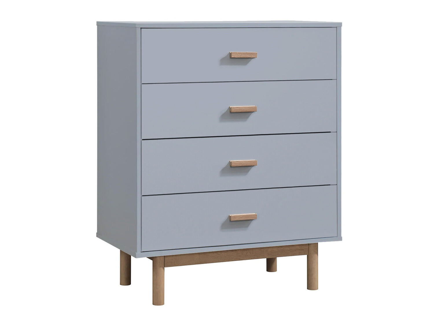 Kомод Nolcalu 103 (Серый + Дуб)