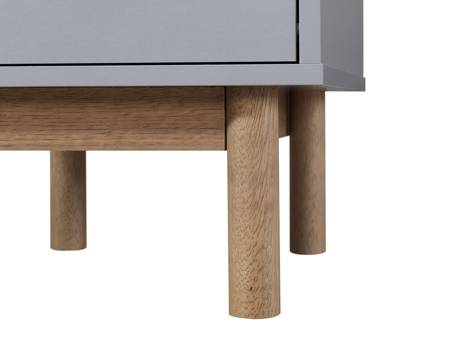 Прикроватная тумбочка Nolcalu 102 (Серый + Дуб)