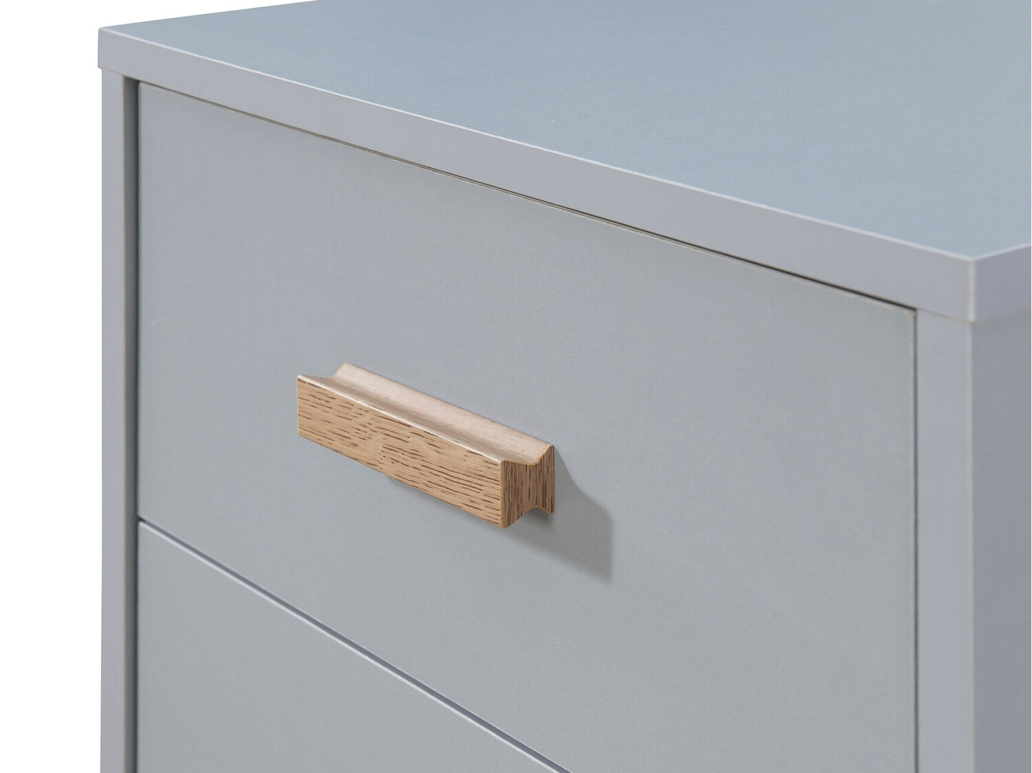 Прикроватная тумбочка Nolcalu 102 (Серый + Дуб)