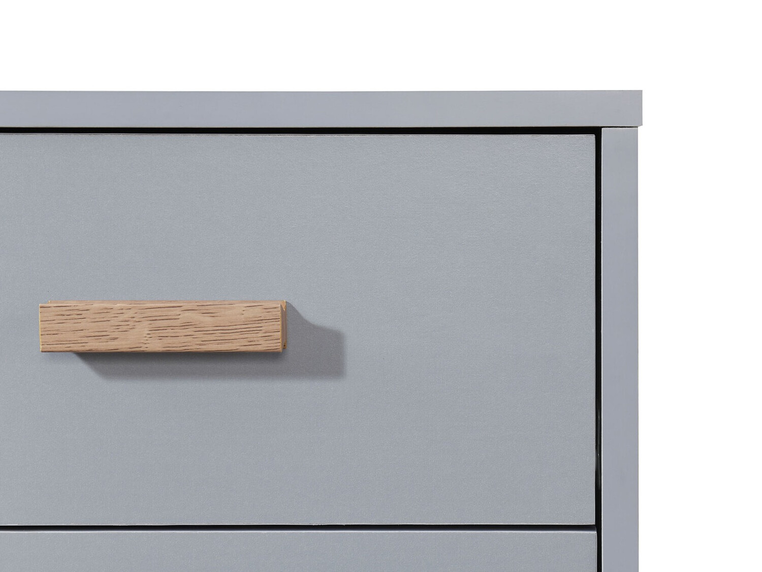 Прикроватная тумбочка Nolcalu 102 (Серый + Дуб)