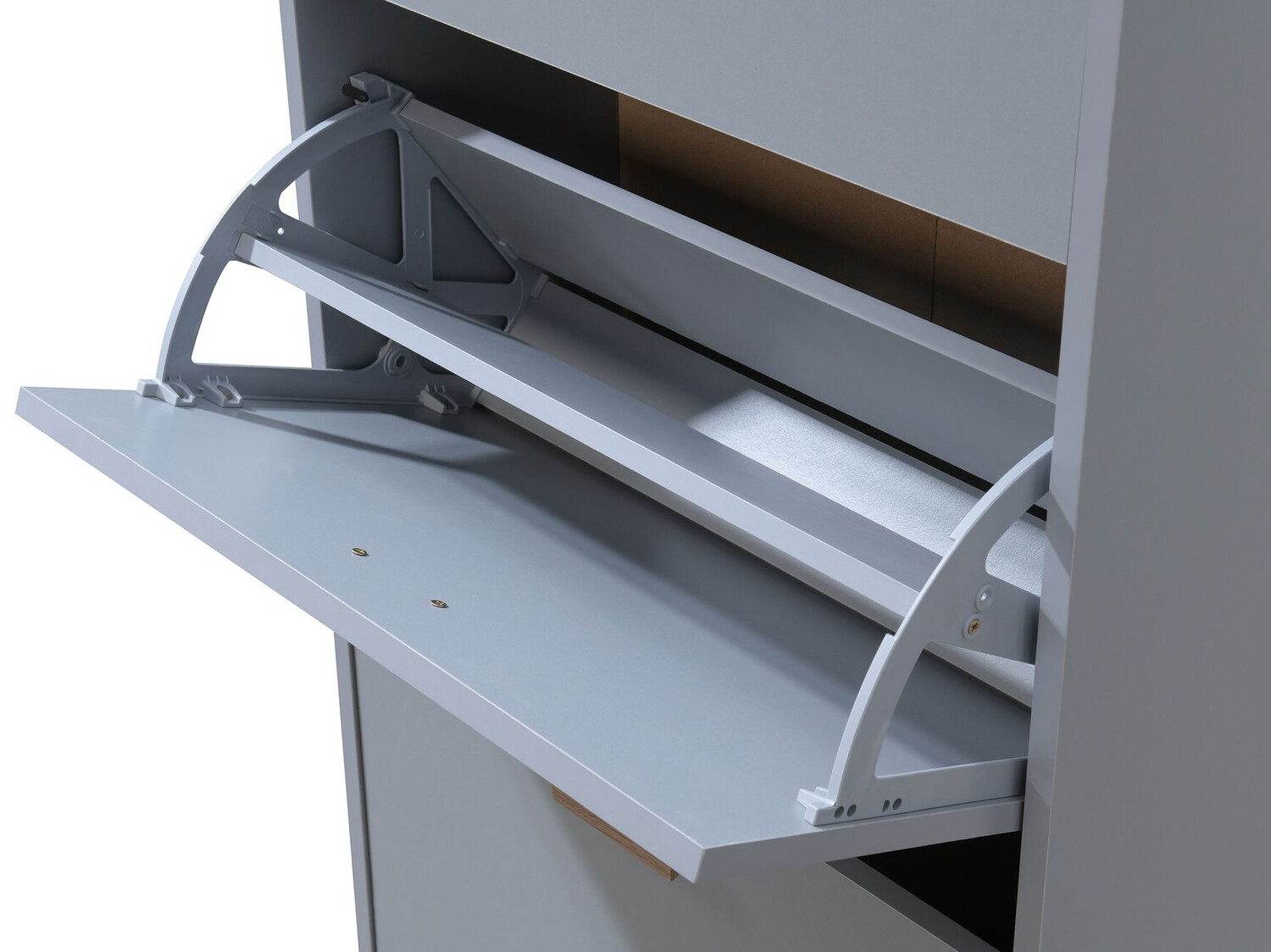 Тумба для обуви Nolcalu 105 (Серый + Дуб)