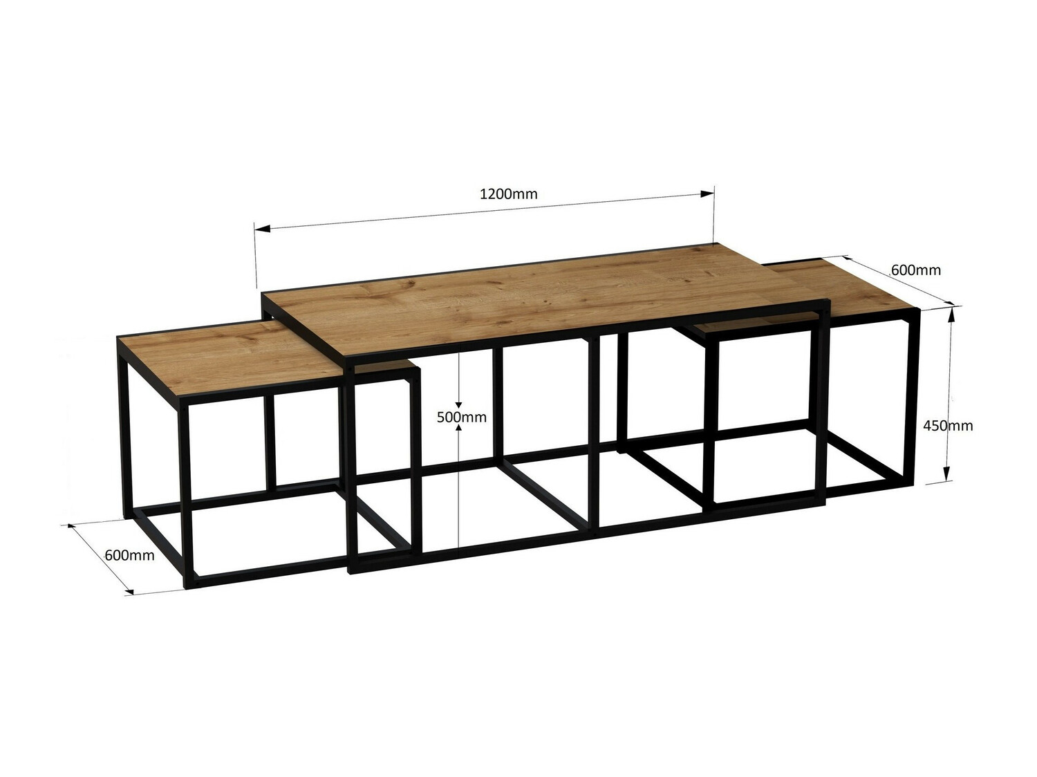 Комплект журнальных столиков Kailua 1434