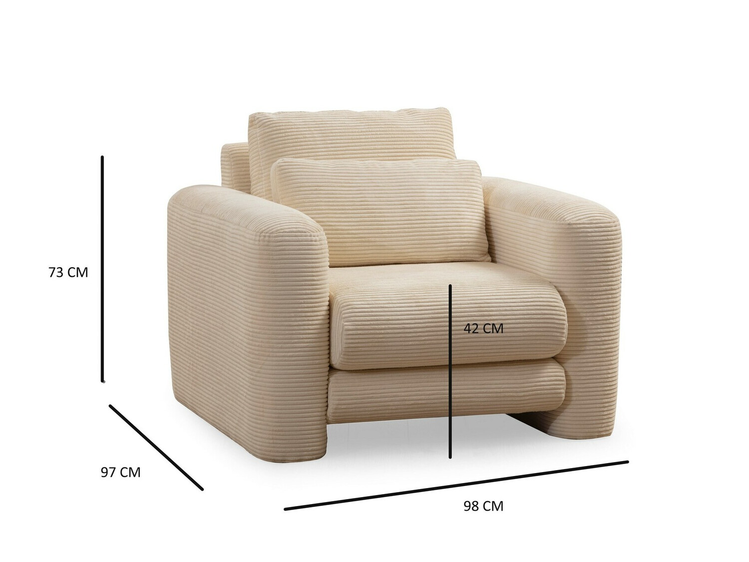 Кресло Altadena 332 (Бежевый)