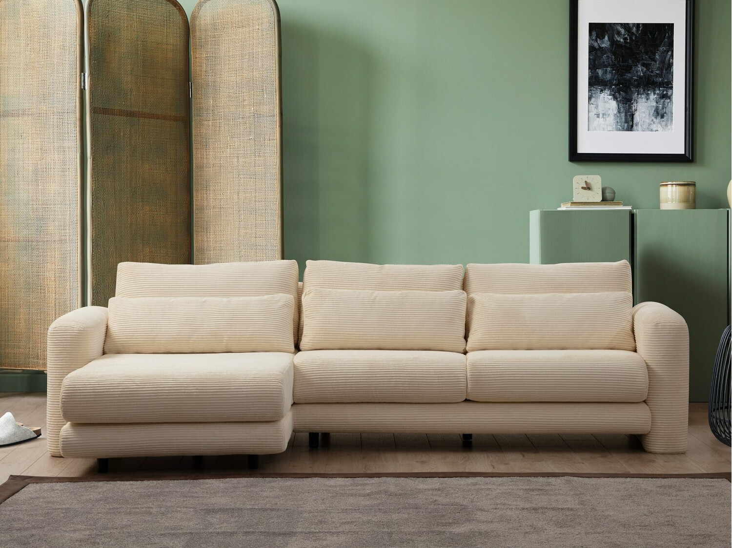 Stūra dīvāns Altadena 333 (Bēšs)