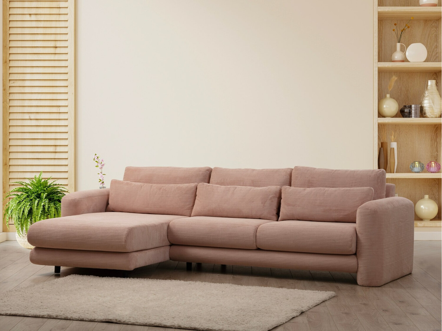 Угловой диван Altadena 333 (Dusty-розовый)