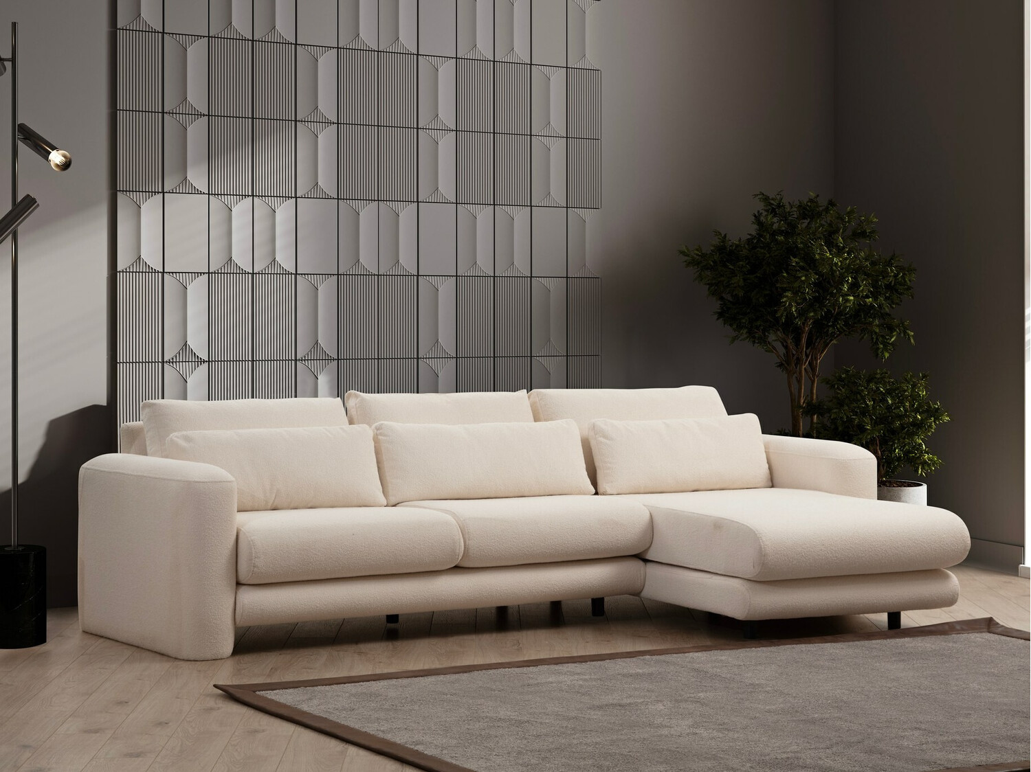 Угловой диван Altadena 333 (Крем)