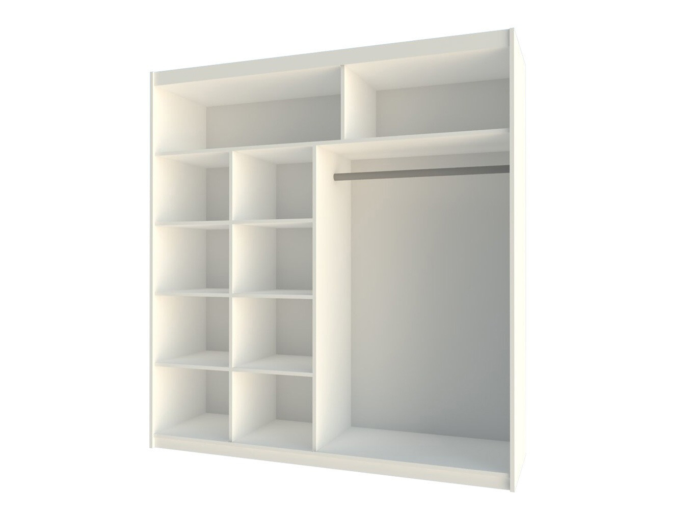 Шкаф Honolulu 193 (Сонома Дуб + тонированное зеркало)