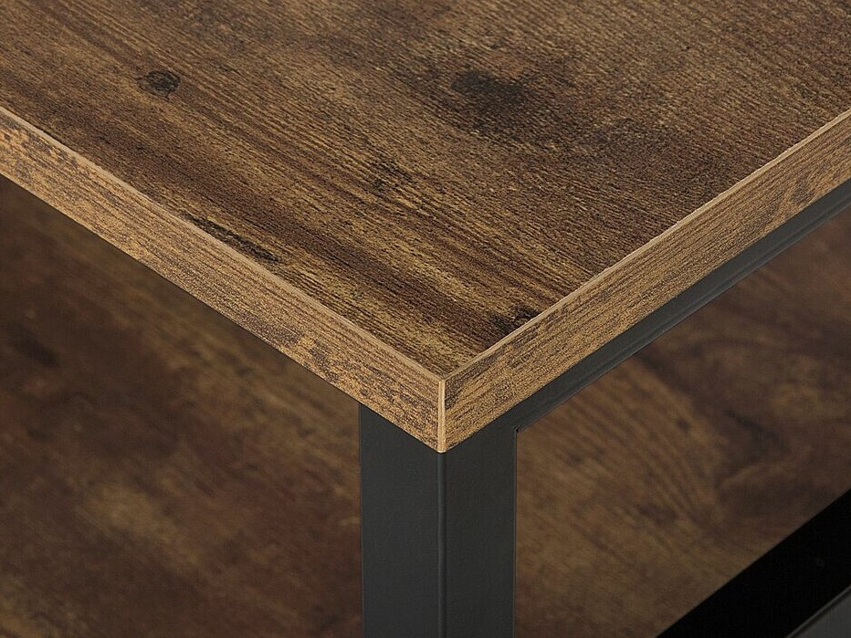 ТВ тумба Berwyn 164 (Чёрный + Темное дерево)