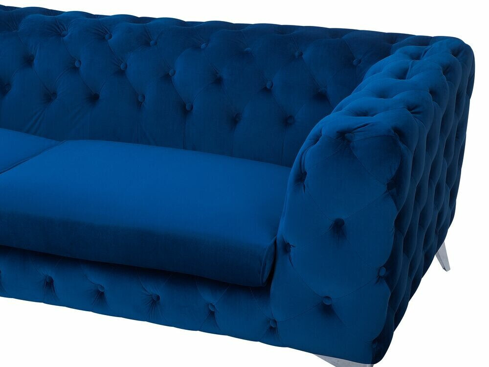 Chesterfield dīvāns Berwyn 185 (Zils)