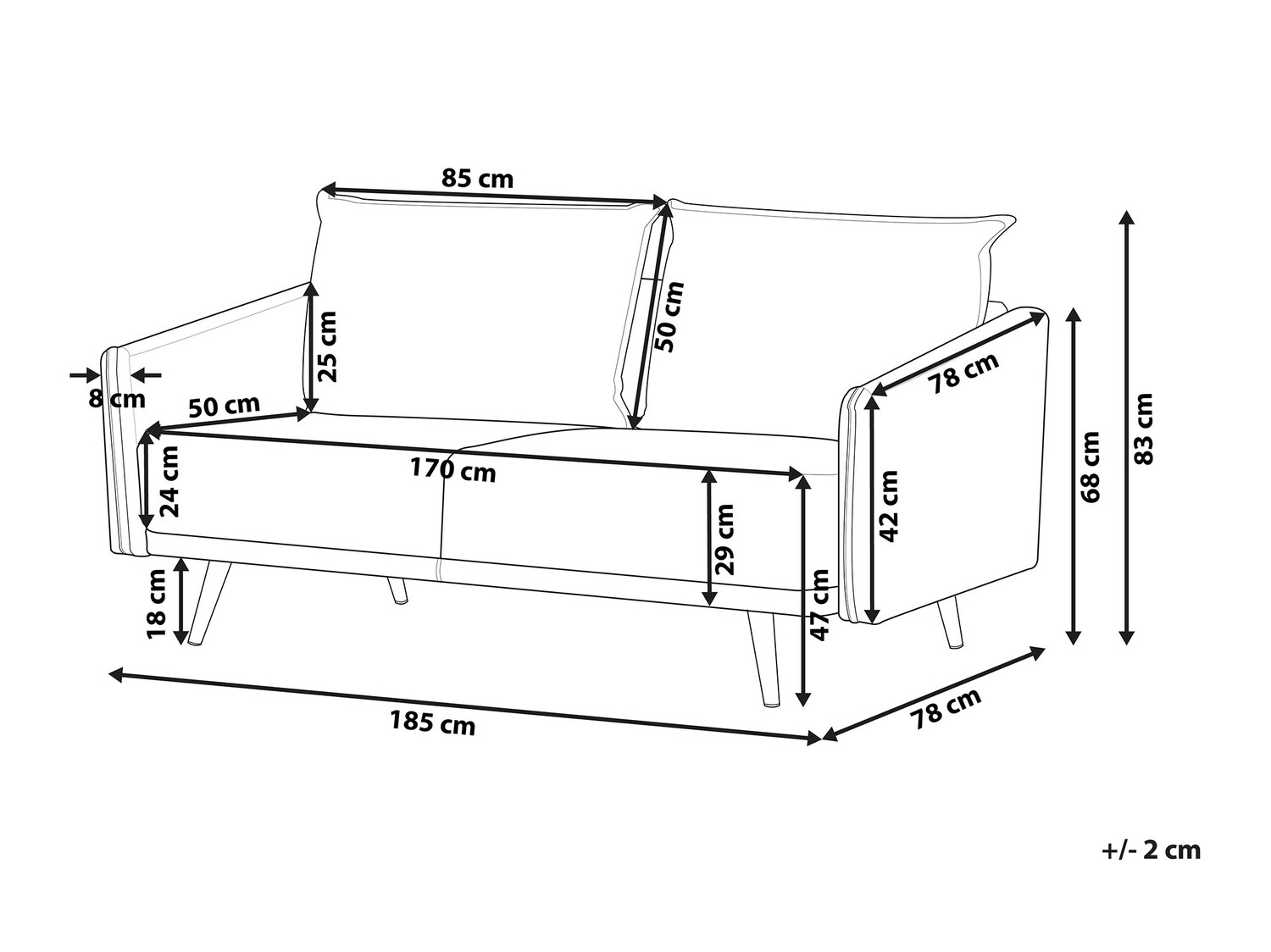 Диван Berwyn 202 (Серый + Золотой)